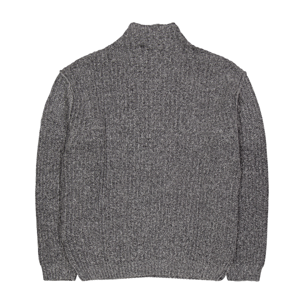 Calvin Klein Half Cardigan Mock Neck Sweat Beh