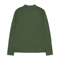Calvin Klein Merino Polo Sweater Llp - Thyme