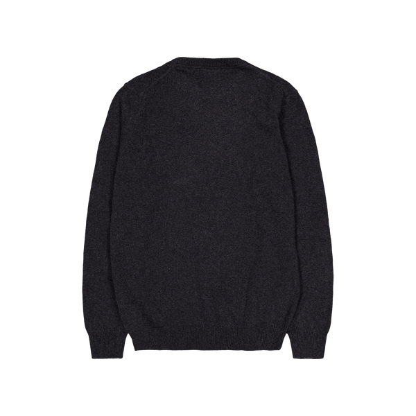 Crew Neck Lambswool Blend Jump 398  Marl