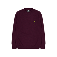 Lyle & Scott Crew Neck Lambswool Blend Jump Z638  Marl