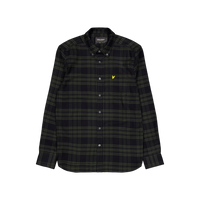 Check Flannel Shirt W995 Mountain Moss