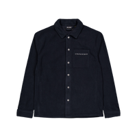 Embroidered Fleece Overshirt Z271 Dark