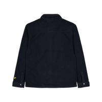 Embroidered Fleece Overshirt Z271 Dark