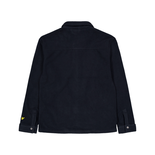 Embroidered Fleece Overshirt Z271 Dark