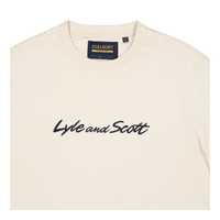 Script Embroidery T-shirt W949 Viaduct
