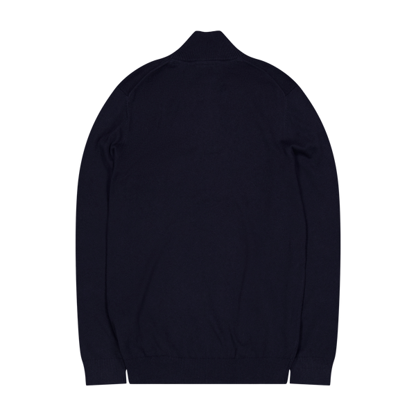 Cotton Merino Quarter Zip Jump Z271 Dark
