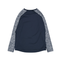 Raglan  Long Sleeve Blu