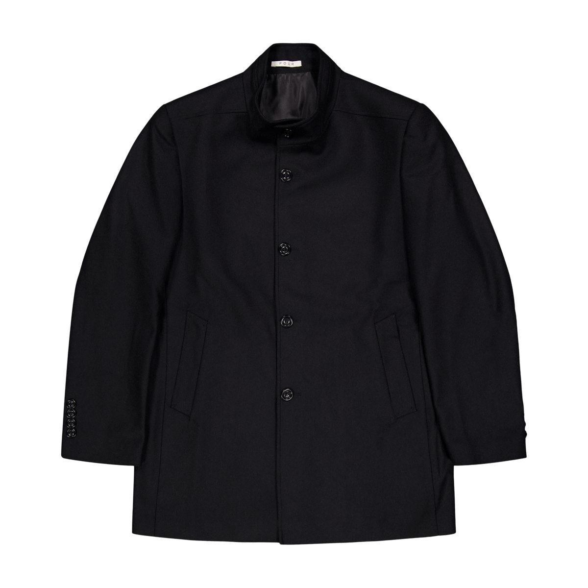 Stand Collar Coat POUR