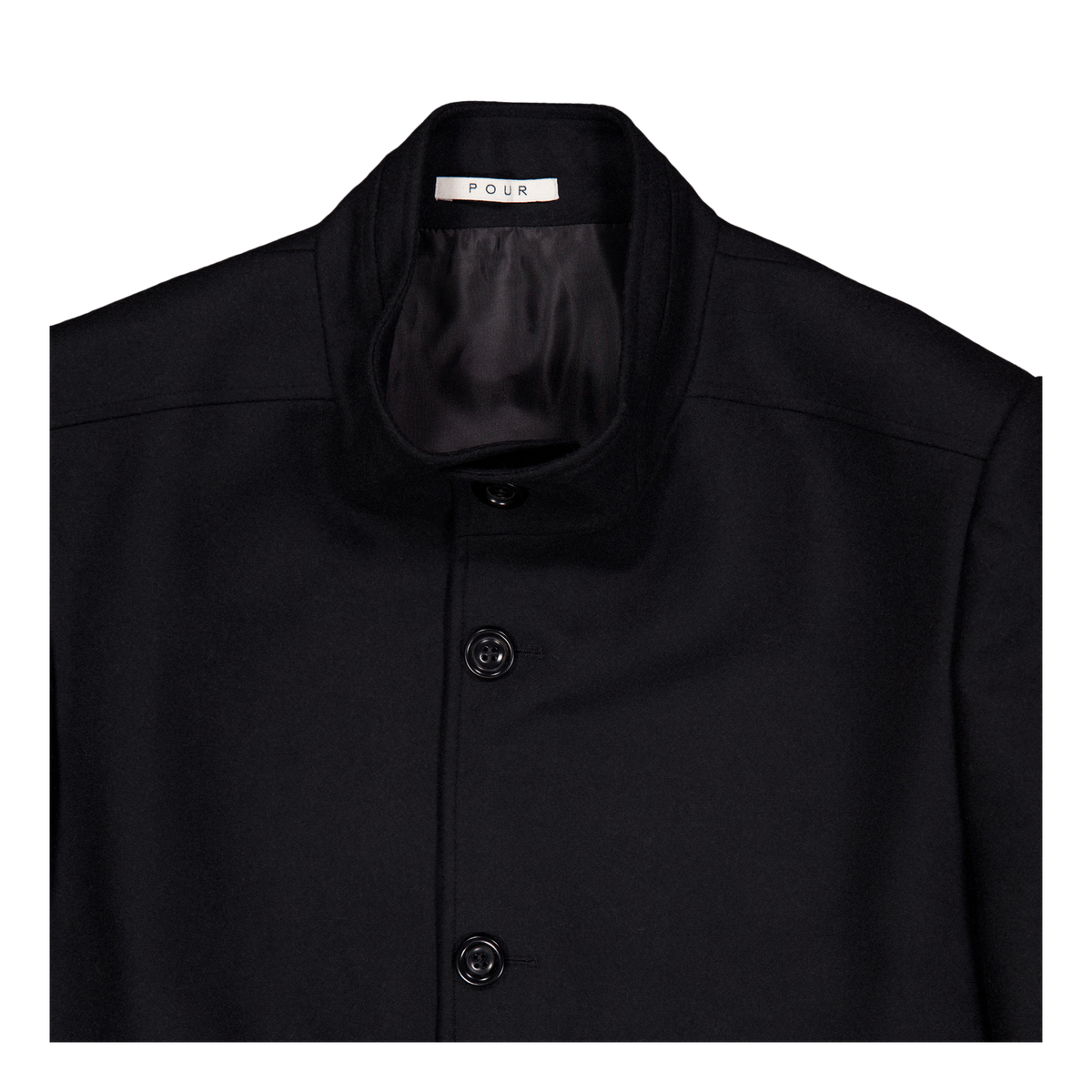 Stand Collar Coat POUR