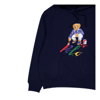 Polo Ralph Lauren Graphic Fleece Hoodie Cr23 Cruise  Paint Bear