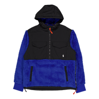 Polo Ralph Lauren Curly Hi-pile Halfzip Sapphire