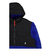 Polo Ralph Lauren Curly Hi-pile Halfzip Sapphire