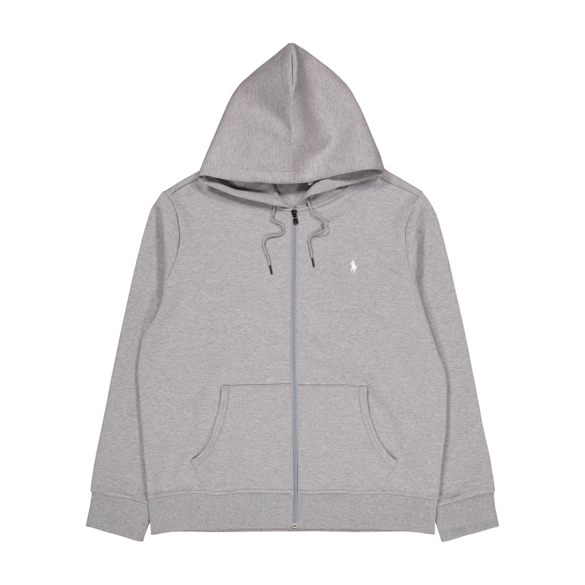 Polo Ralph Lauren Double Knit Fullzip Hoodie Steel