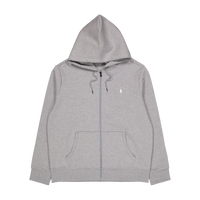 Polo Ralph Lauren Double Knit Fullzip Hoodie Steel