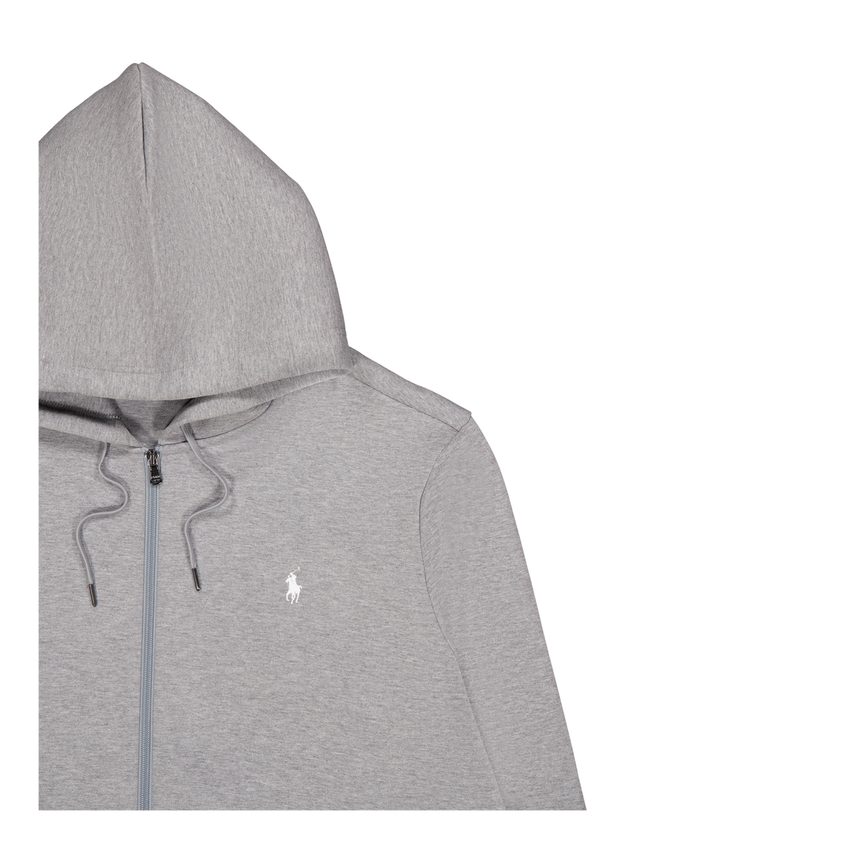 Polo Ralph Lauren Double Knit Fullzip Hoodie Steel