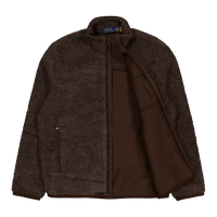 Polo Ralph Lauren Bonded Hi-pile Fullzip Jacket Dark Beech Marl