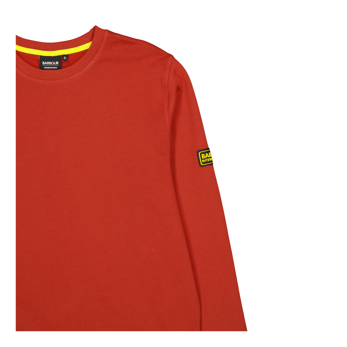 Barbour B.intl Racer Badge Sweat Re12 Iron Ore