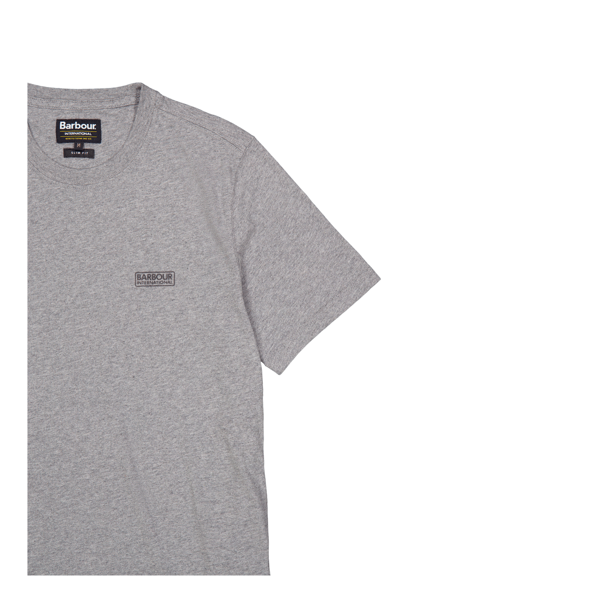 Barbour B.intl Small Logo Tee Gy74 Anthracite Marl
