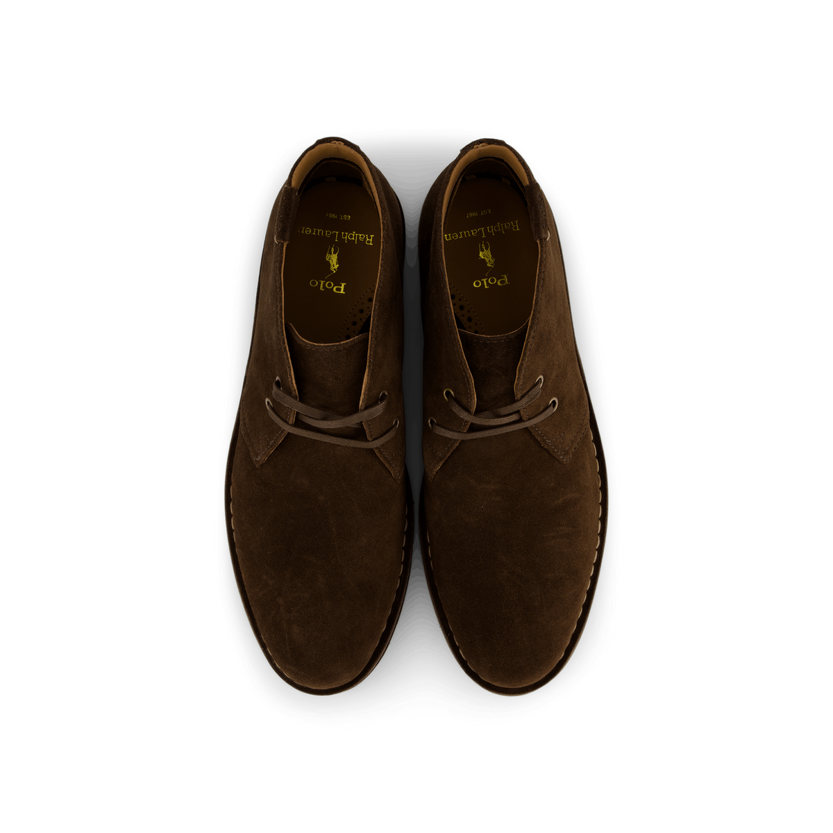 Polo Ralph Lauren Suede-talan Chukka-bo-csl Chocolate