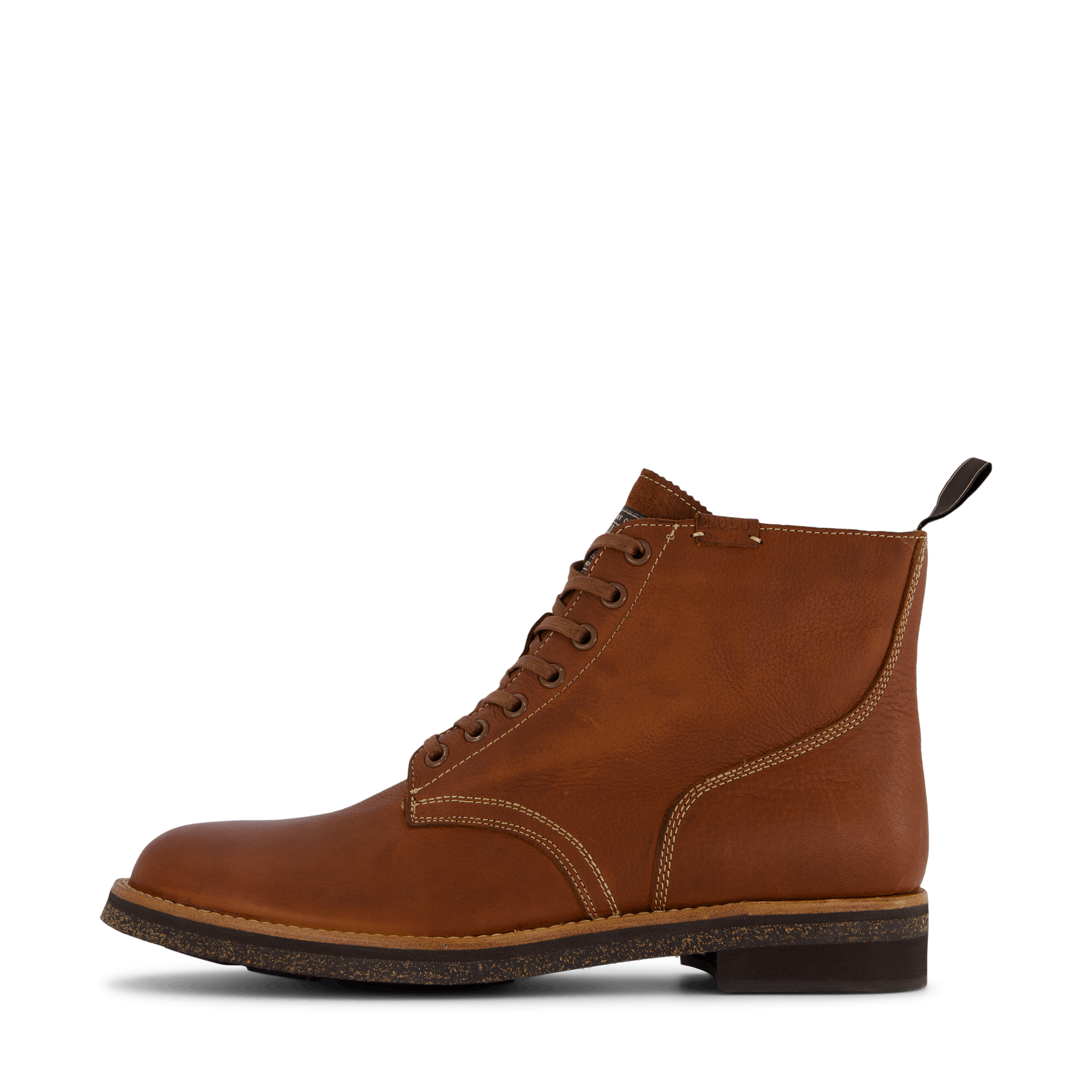 Polo ralph lauren leather top boots