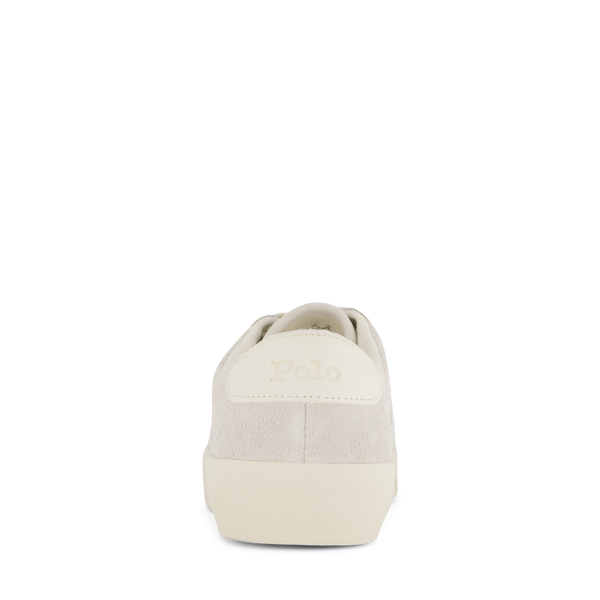 Polo Ralph Lauren Hairy Suede-sayer Sport-sk-ltl Bianco
