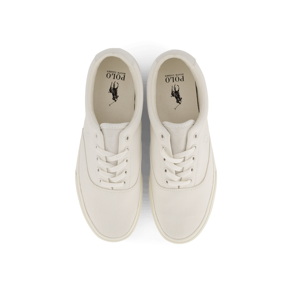 Polo Ralph Lauren Keaton Suede-Trim Canvas Sneaker