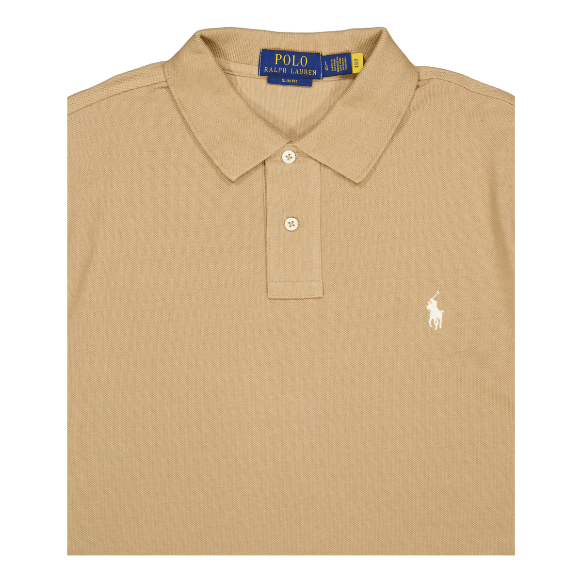 Polo Ralph Lauren Slim Fit Mesh Polo Shirt Cafe c8176