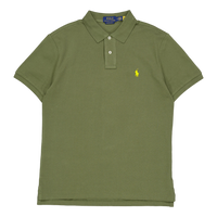 Polo Ralph Lauren Custom Slim Fit Mesh Polo Shirt Dark Sage