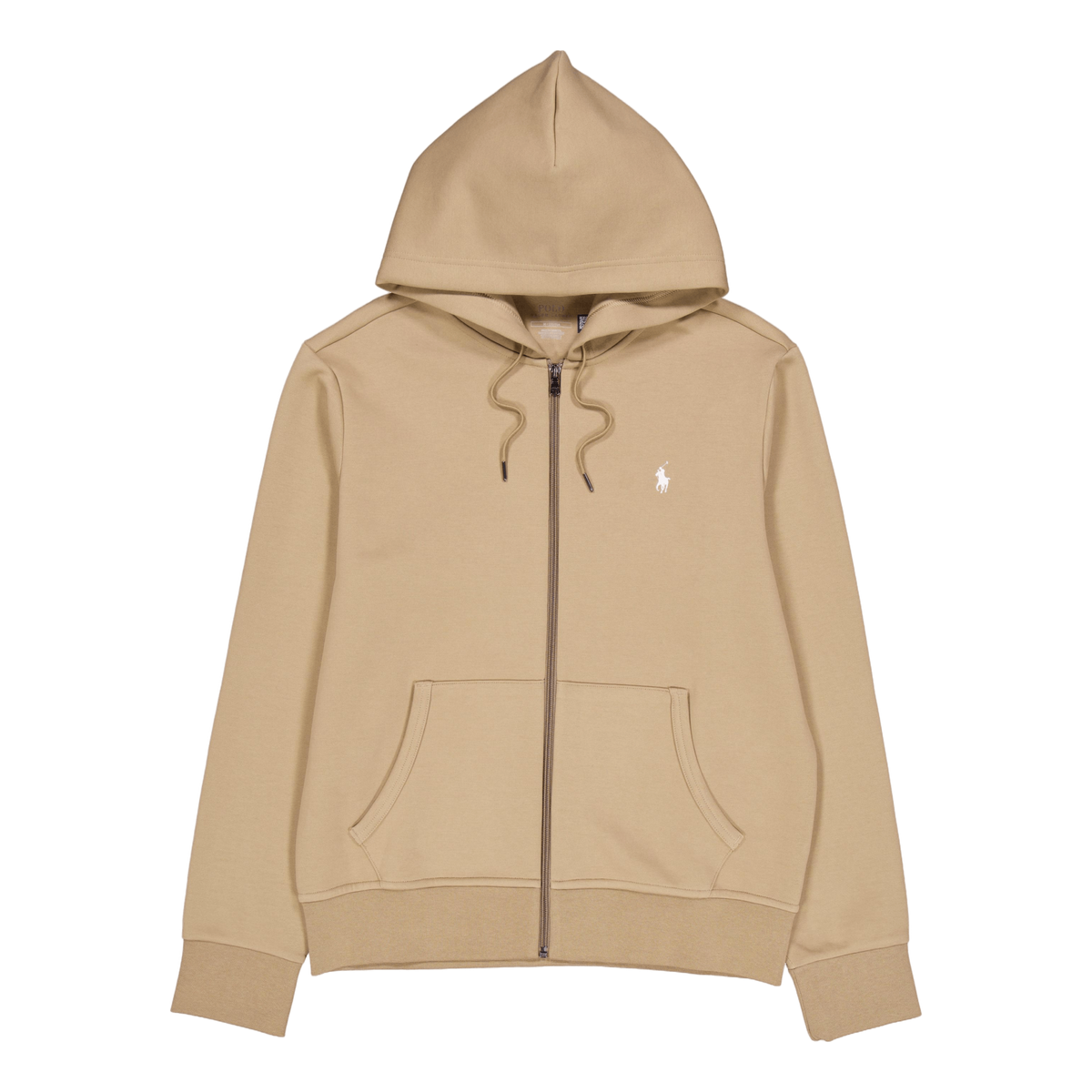 Polo Ralph Lauren Double Knit Full Zip Hoodie Desert Khaki