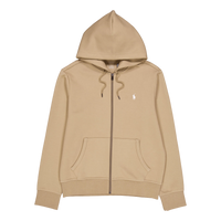 Polo Ralph Lauren Double Knit Full Zip Hoodie Desert Khaki