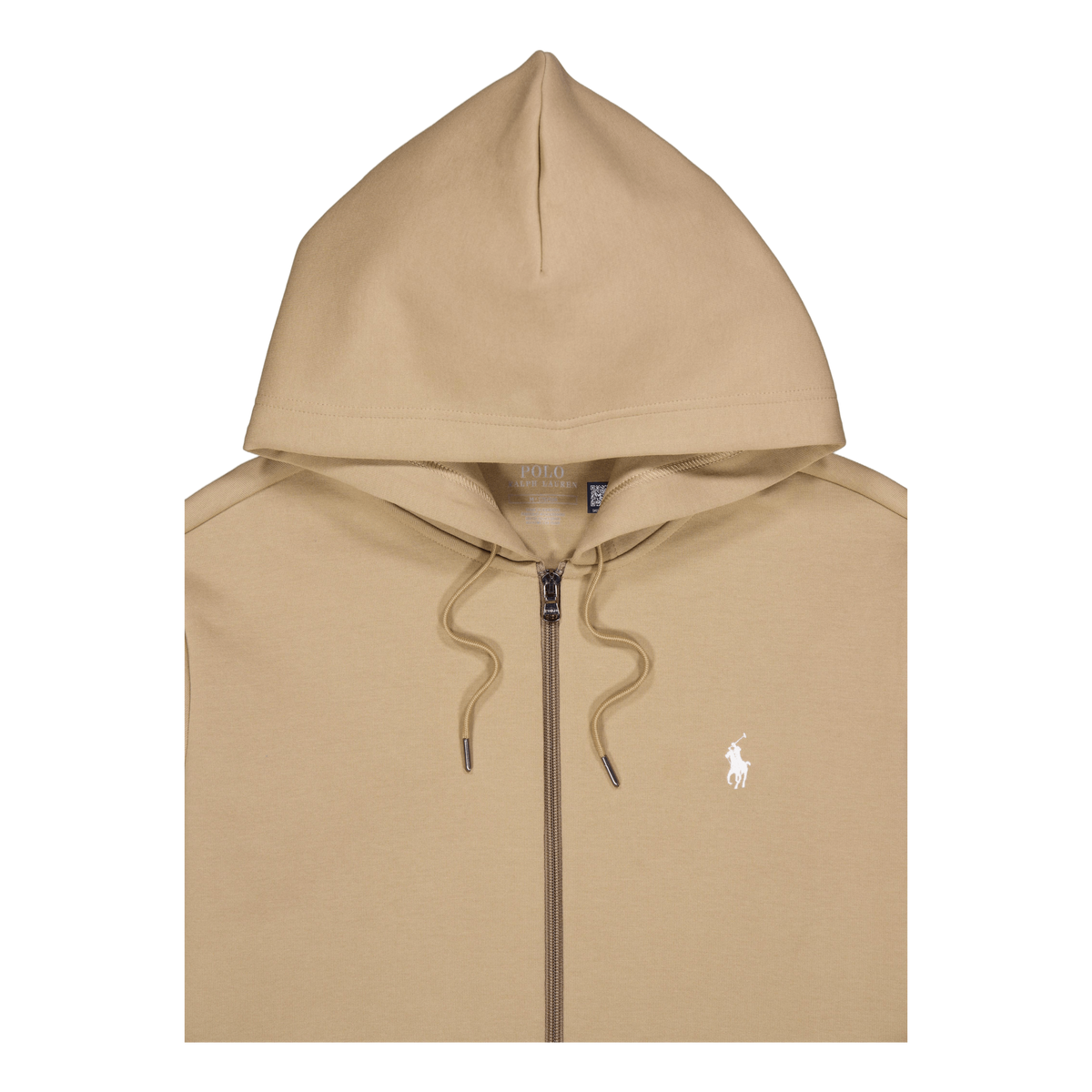 Polo Ralph Lauren Double Knit Full Zip Hoodie Desert Khaki