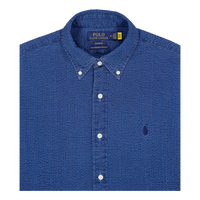 Polo Ralph Lauren Custom Fit Seersucker Shirt Dark Indigo