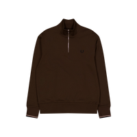 Half Zip Sweatshirt Q21 Burnt Tobacco