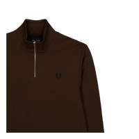 Half Zip Sweatshirt Q21 Burnt Tobacco