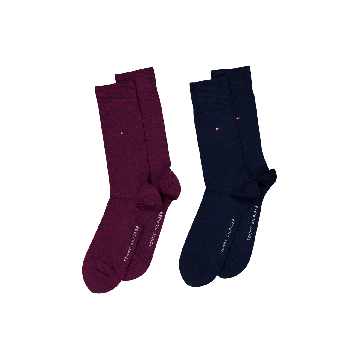 Th Men Sock Classic 2p 122 Rouge