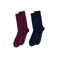 Th Men Sock Classic 2p 122 Rouge