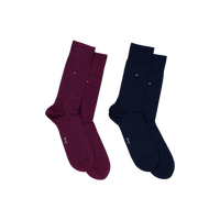 Th Men Sock Classic 2p 122 Rouge