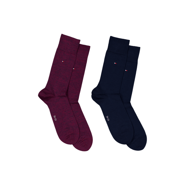 Th Men Sock Classic 2p 122 Rouge