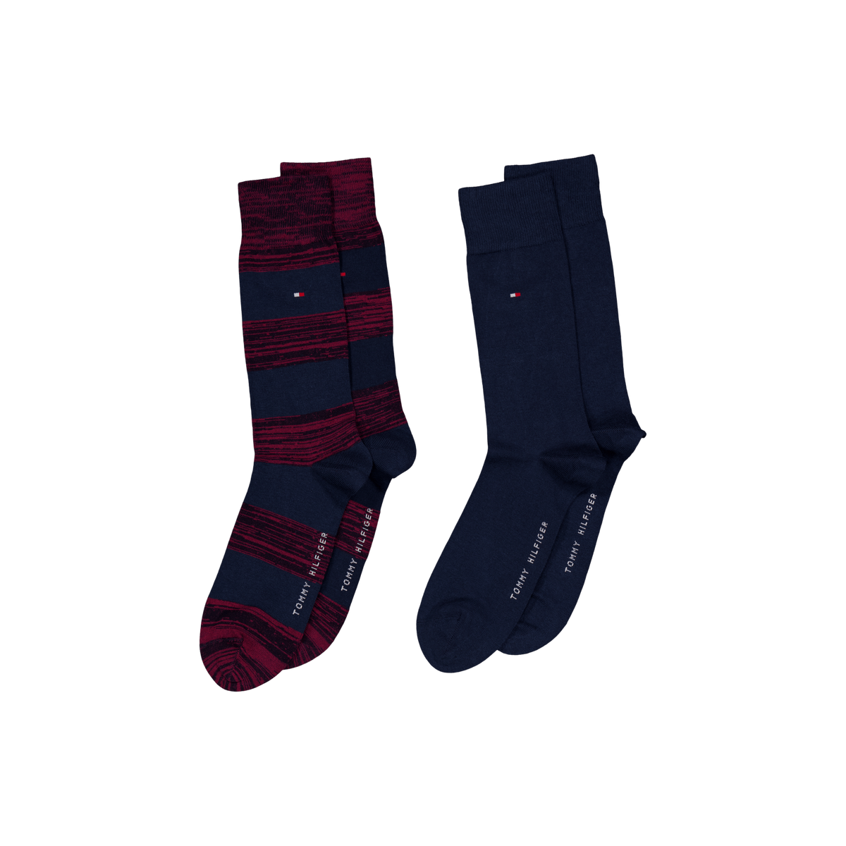 Th Men Rugby Sock 2p 093 Rouge