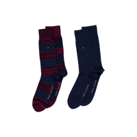 Th Men Rugby Sock 2p 093 Rouge