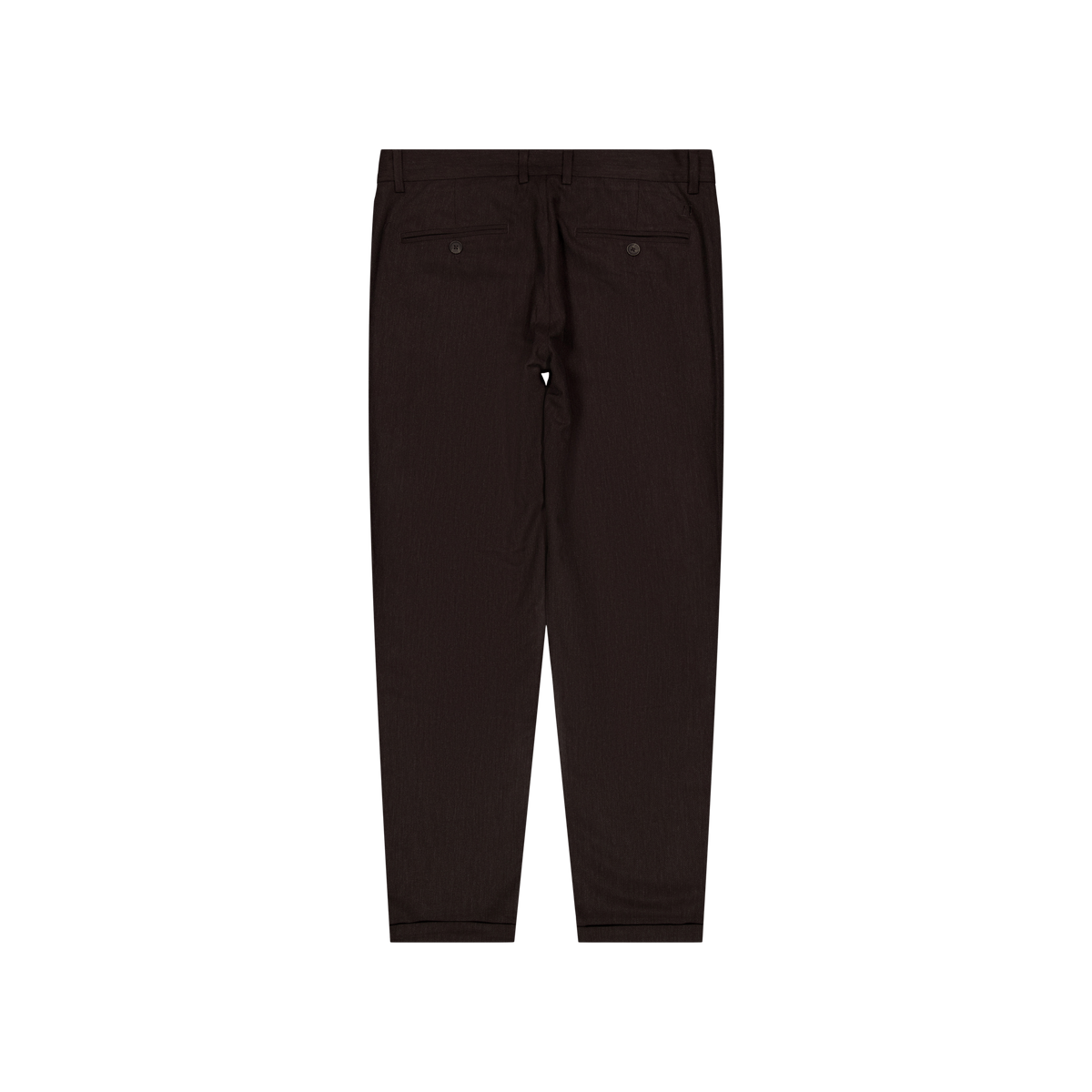 Les Deux Como Wool Mélange Suit Pants Coffee