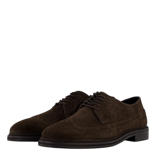 Bidford Low Lace Shoe Coffee Brown