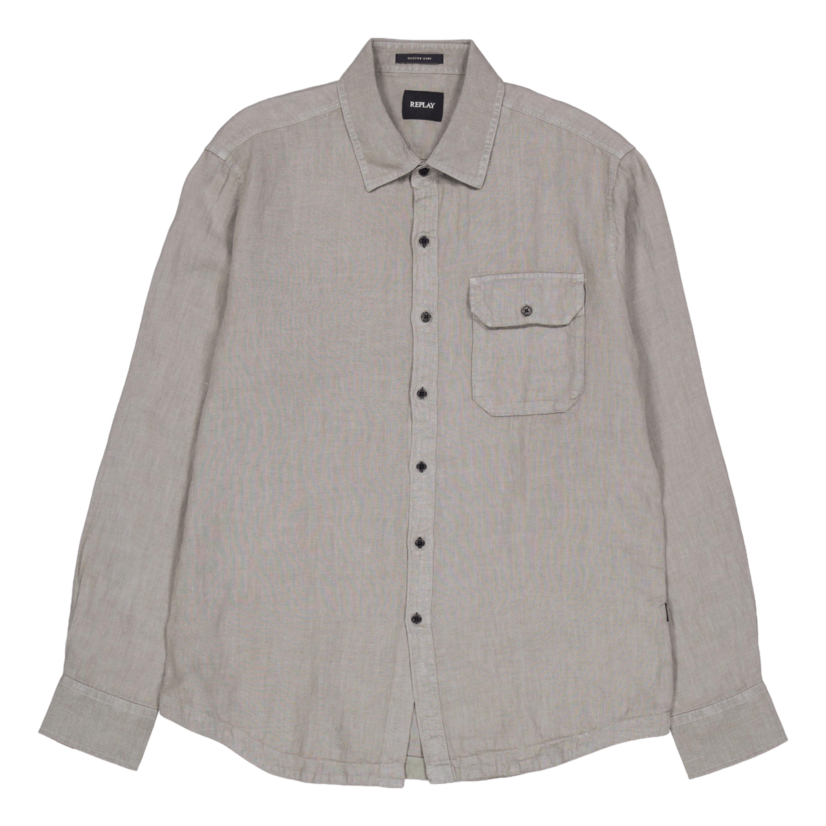 Replay Linen Shirt 705  Military