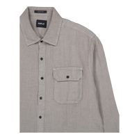 Replay Linen Shirt 705  Military