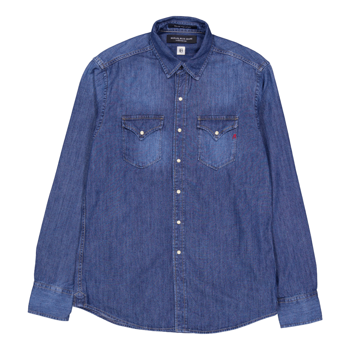 1 Year Aged Denim Shirt 009