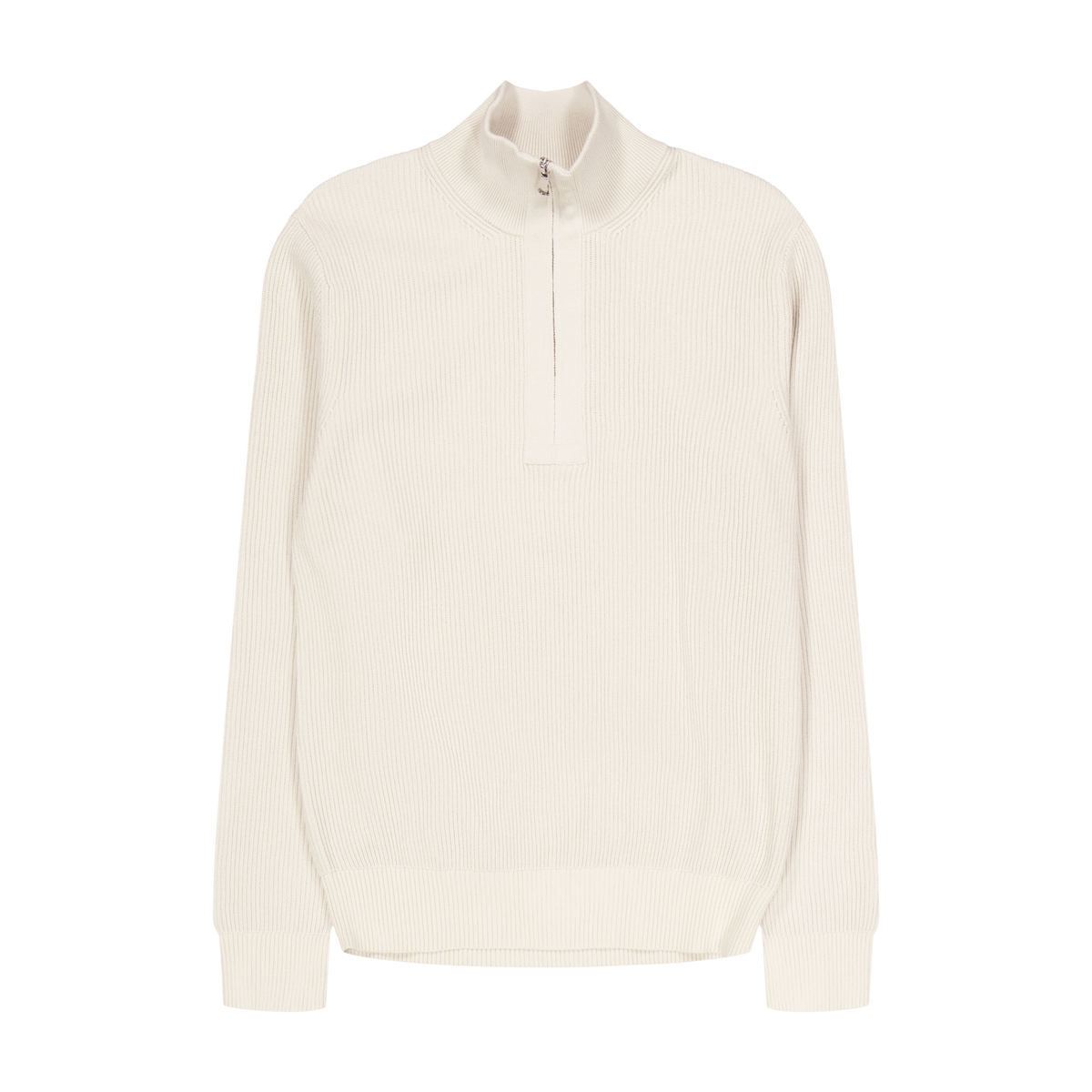 Alex Half Zip Knitted Sweater U029 Moonbeam