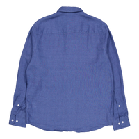 Reg Ls Clean Linen Shirt O206 Bijou