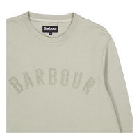 Barbour Wash Prep Logo Sweat Gy78 Forest Fog