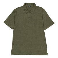 Duke Linen Polo Ss 7008 Forest Night