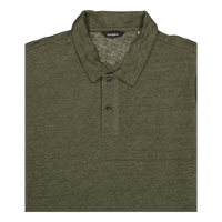 Duke Linen Polo Ss 7008 Forest Night